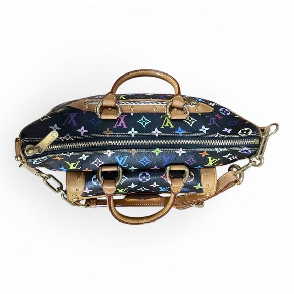 LOUIS VUITTON Multicolor Rita Black LV x TM Murakami Chain Shoulder Strap Bag - Picture 12 of 16